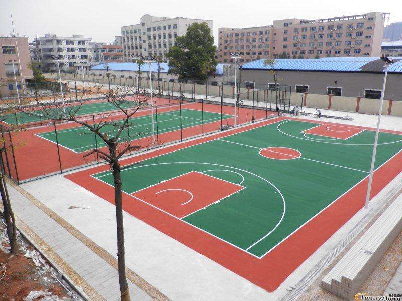 塑胶篮球场施工工期需要多久，这里有你想知道的-【玉峰体育】